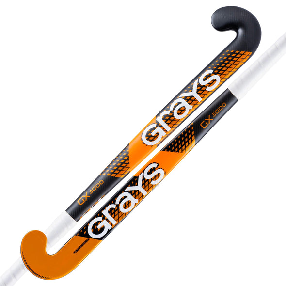 GX3000 Ultra Bow Composite Field Hockey Stick - Black/Orange