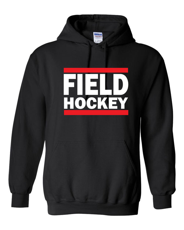 Black Field Hockey Hooded Top - Classic