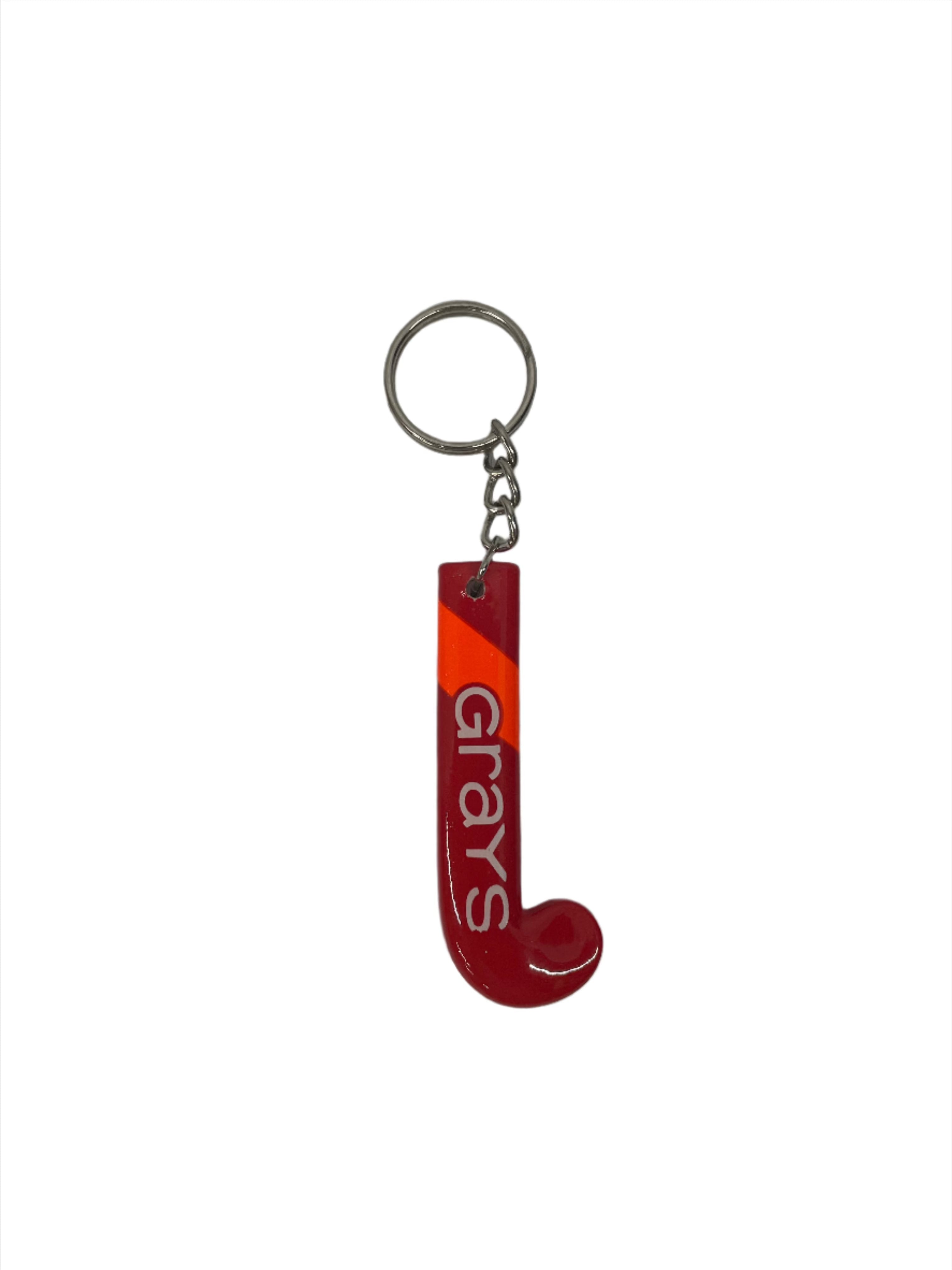 Grays Field Hockey Stick Keychain Red