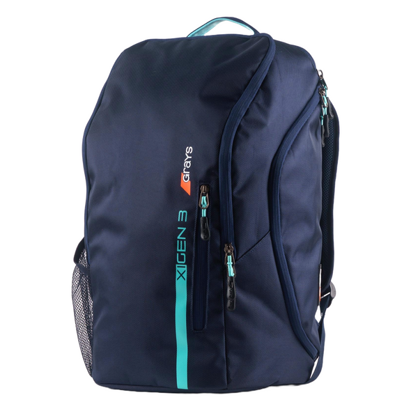 Grays Back Pack XI GEN3 Navy/Aqua