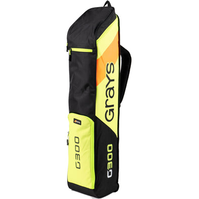 Grays G300 Field Hockey Stick Bag - Black/Fluorescent Yellow