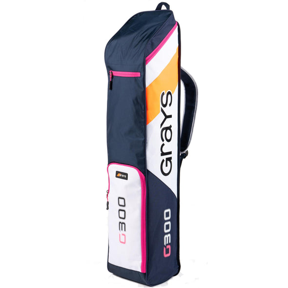 Grays G300 Field Hockey Stick Bag - Navy/White/Pink