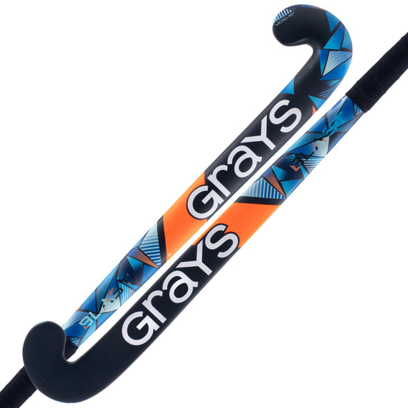 Grays Blast Ultrabow Junior Wood Field Hockey Stick - Blue