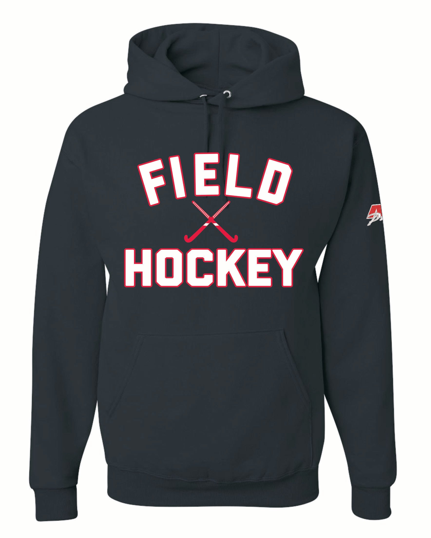 Field Hockey Hooded Top - Cross Sticks Design -