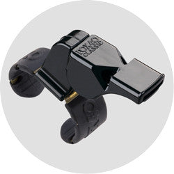 Fox40 Pealess Classic Official Whistle + Fingergrip